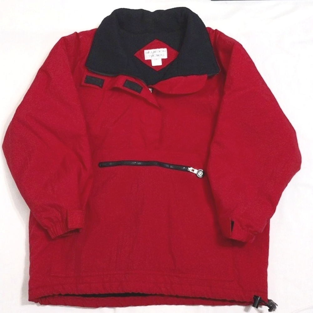 Brandon Thomas Mens Red Insulated Winter Jacket M Water Resistant Outdoor Jacket